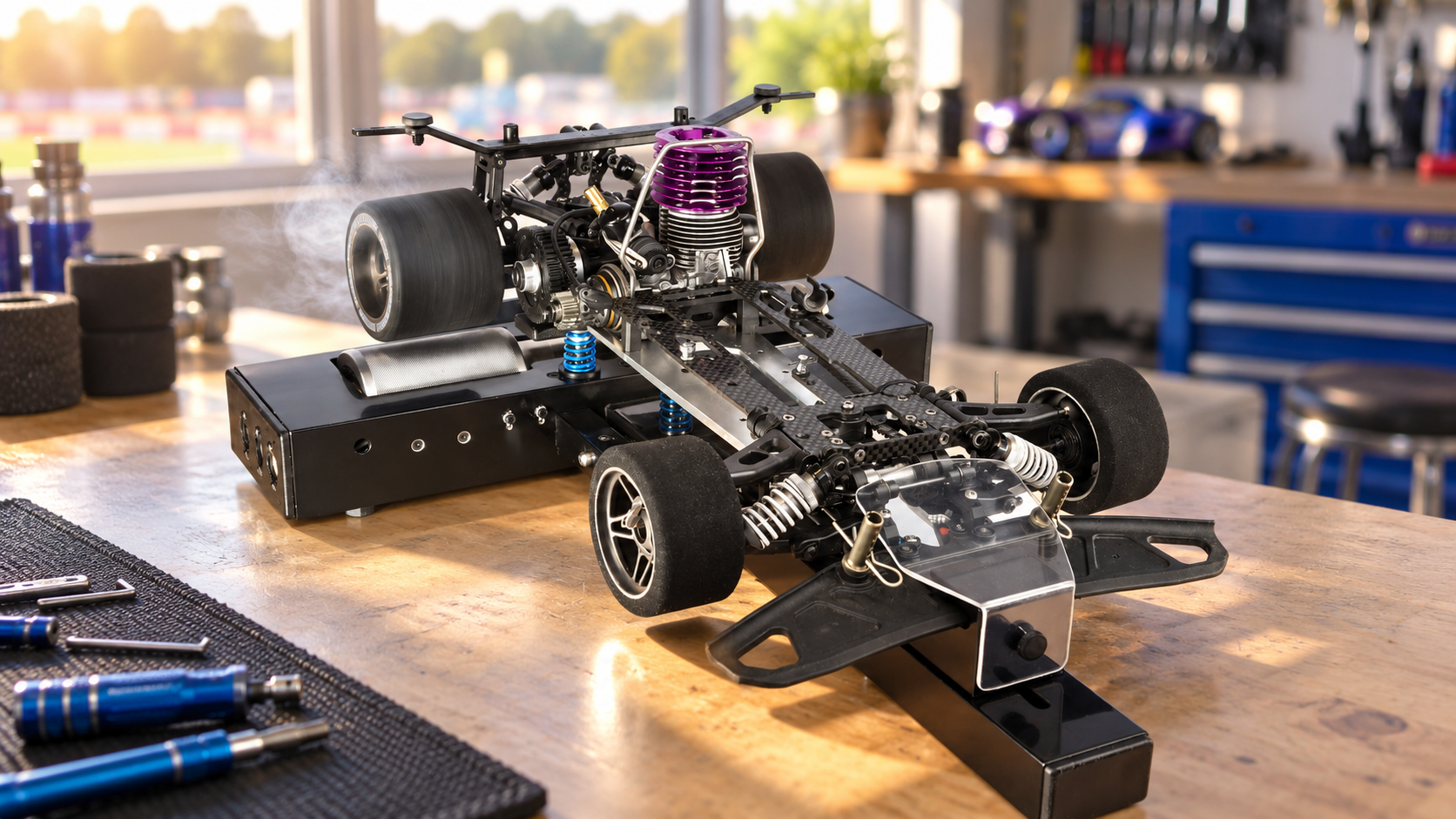 The car. The engine. The run.